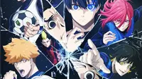 Poster resmi anime Blue Lock. (Studio Eight Bit)