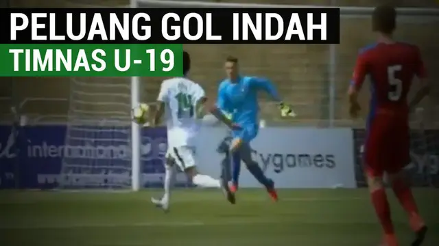 Berita video momen Timnas Indonesia U-19 gagal mencetak gol indah ke gawang Republik Ceska U-19 pada laga kedua grup Turnamen Toulon 2017.