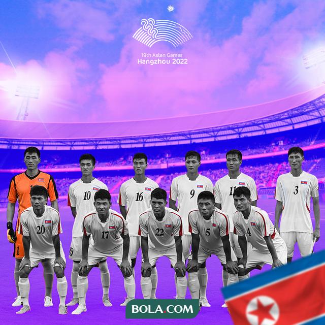 Asian Games - Ilustrasi Timnas Korea Utara U-24