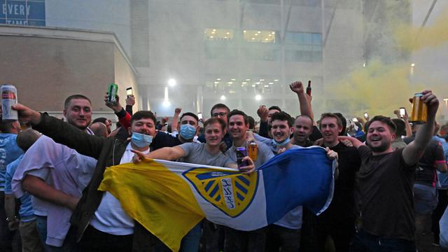 Perayaan Leeds United Promosi ke Liga Inggris