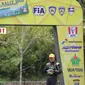 Musa Rajekshah, saat memberikan sambutan pada pembukaan acara FIA Asia Pasific Rally Championship (APRC) 2023 yang digelar di Kaldera Toba, Kabupaten Toba, Sumut, Jumat, 22 September 2023.