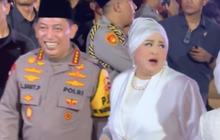 Momen 'Manjah' Istri Komjen Agus Andrianto ke Kapolri dan Juliati Sigit, Penuh Canda Tawa