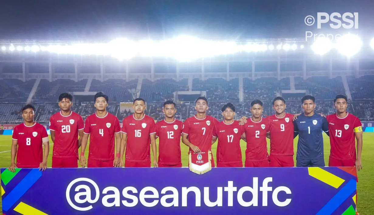 Hingga pertandingan berakhir tak ada gol tambahan yang tercipta. Indonesia menang 1-0 atas Myanmar. (Foto: PSSI)
