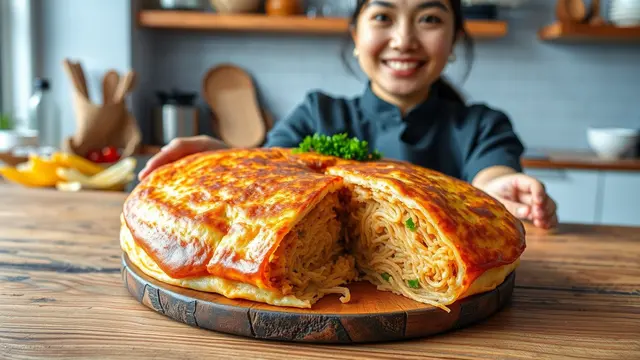 cara membuat martabak mie