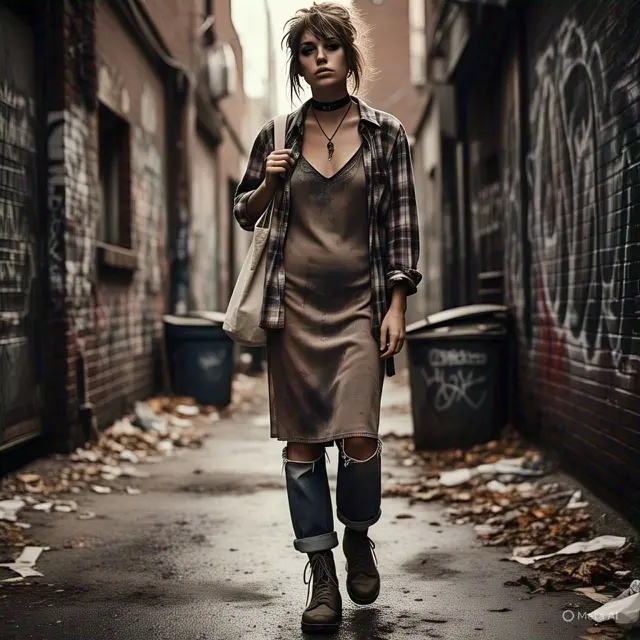 Outfit Vintage Grunge 1990-an