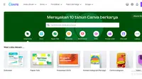 Aplikasi desain Canva menjadi andalan para pemula dan mahasiswa. (Canva.com/Mustika Rani Hendriyanti)