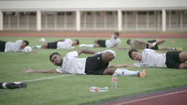 Timnas Indonesia Gelar Latihan Perdana dengan Protokol Kesehatan