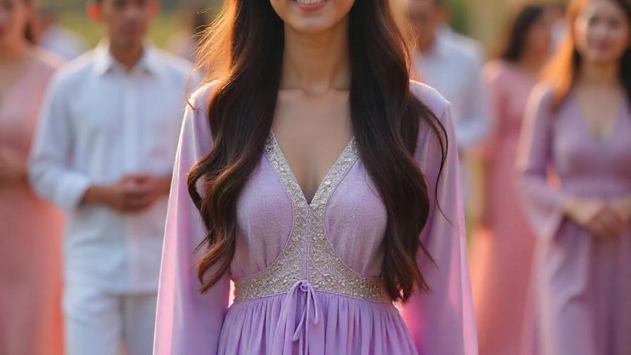 Baju Lebaran 2025 Misty Lavender