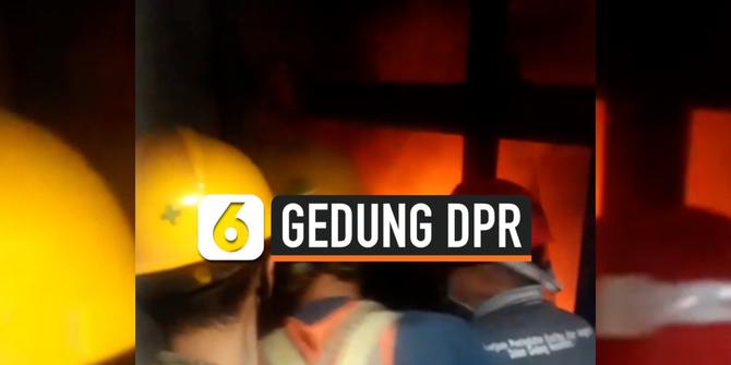 VIDEO: Rekaman Kebakaran Lift di Gedung DPR
