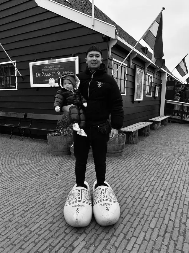 Kebersamaan Indra Priawan dan anak