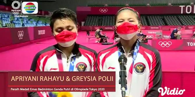 VIDEO: Kunci Keberhasilan Greysia Polii / Apriyani Rahayu Meraih Medali Emas Olimpiade Tokyo 2020