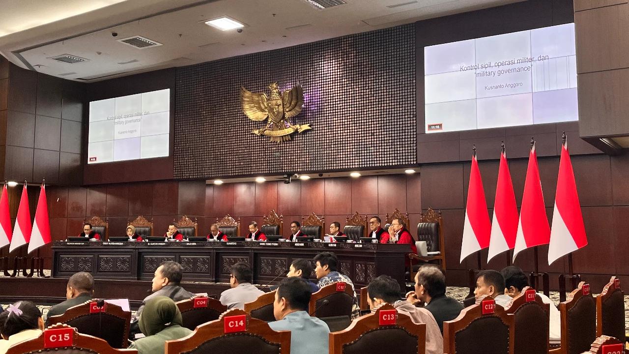 MK Kembali Gelar Sidang Uji Materi UU TNI, Hadirkan Tiga Ahli