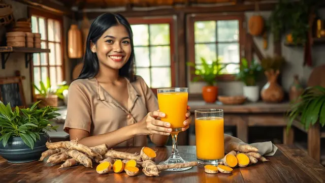 cara membuat kunyit asam