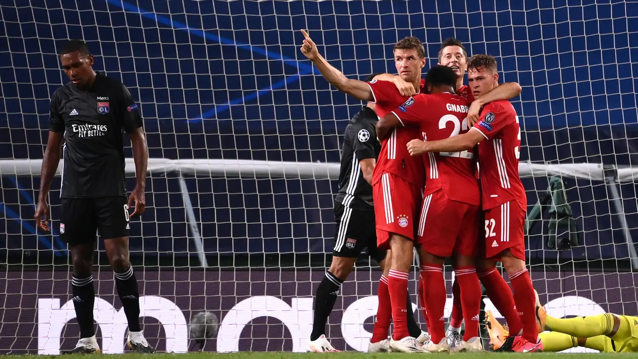 Hajar Lyon, Bayern Munchen Menuju Final Liga Champions