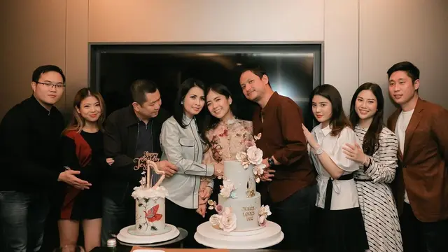 6 Potret Ultah Jessica Tanoesoedibjo, Kevin Sanjaya dan Valencia Tanoe Makin Lengket