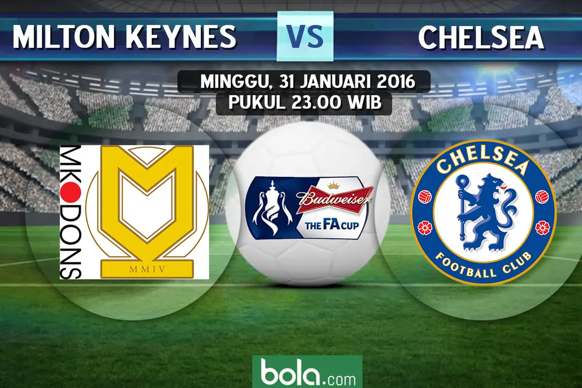 Milton Keynes vs Chelsea (bola.com/Rudi Riana)