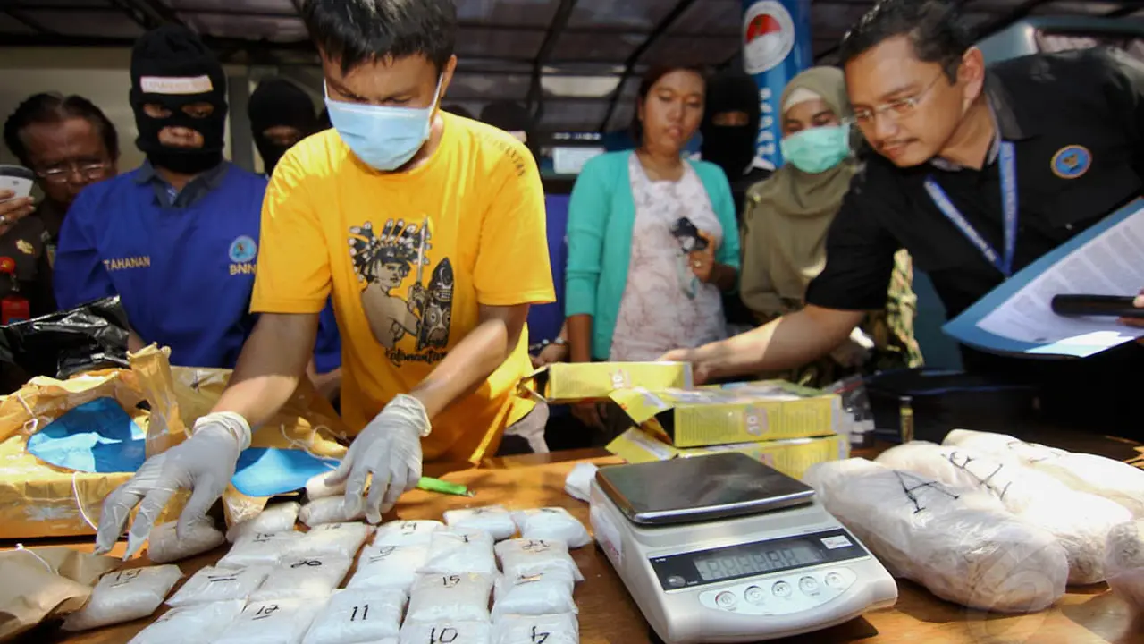 Sabu dan Heroin Sindikat Internasional Dimusnahkan BNN