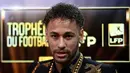Pemain Paris Saint-Germain Neymar menjawab pertanyaan wartawan sebelum acara TV di Paris, Prancis, 13 Mei 2018. (Photo by FRANCK FIFE / AFP)