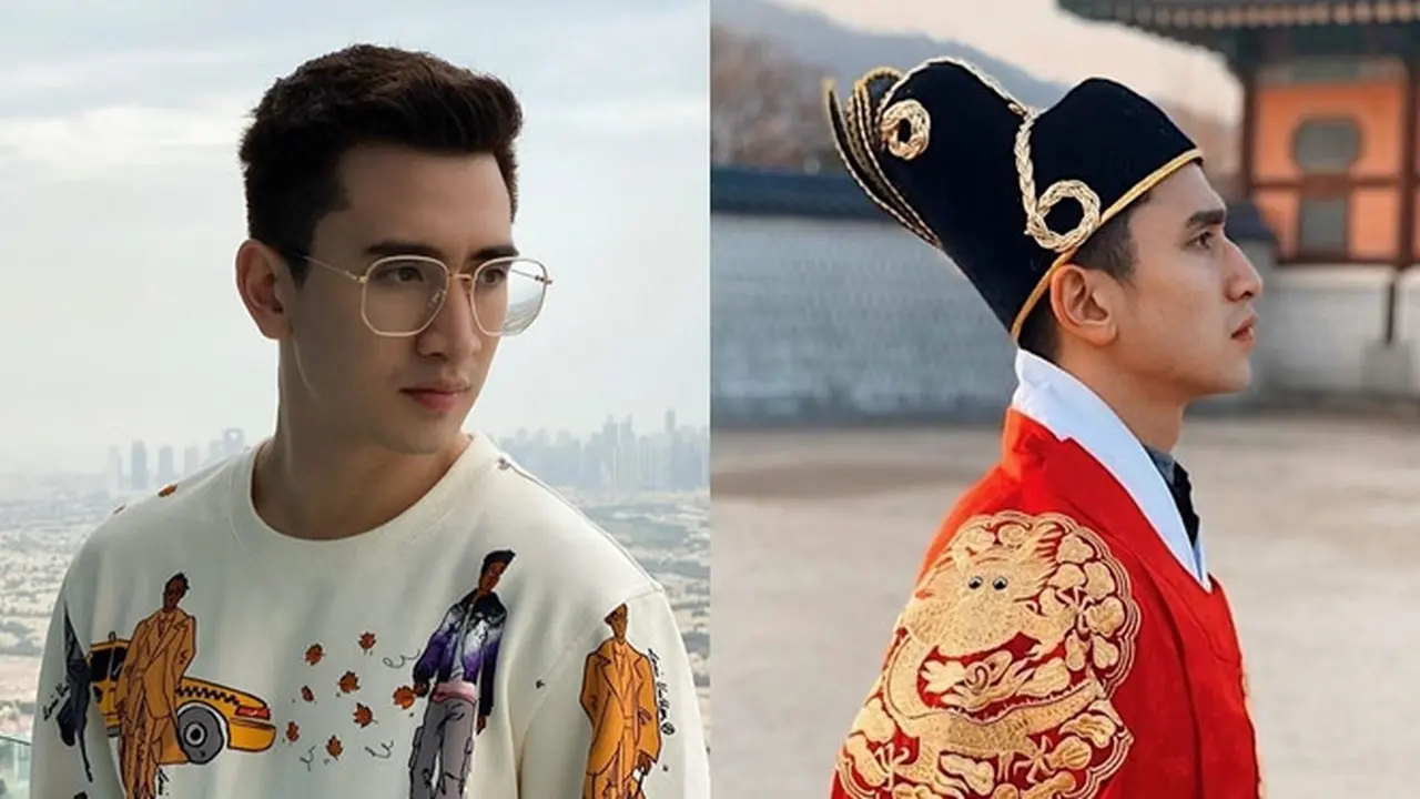 6 Potret Verrell Bramasta Liburan di Korea, Tampan Pakai Baju Kerajaan Joseon