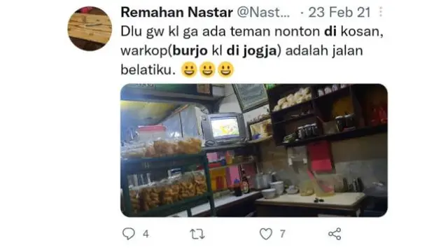 Screenshot akun Twitter @NastarBubuk