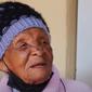 Johanna Mazibuko, perempuan dari Afrika Selatan yang berusia 128 tahun (dok. YouTube/News24/Komarudin)