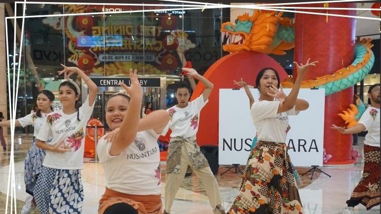 Keren! Persiapan Pembukaan Nusantara Fair 2024 di Kota Kasablanka Jakarta Dimeriahkan dengan Flashmob