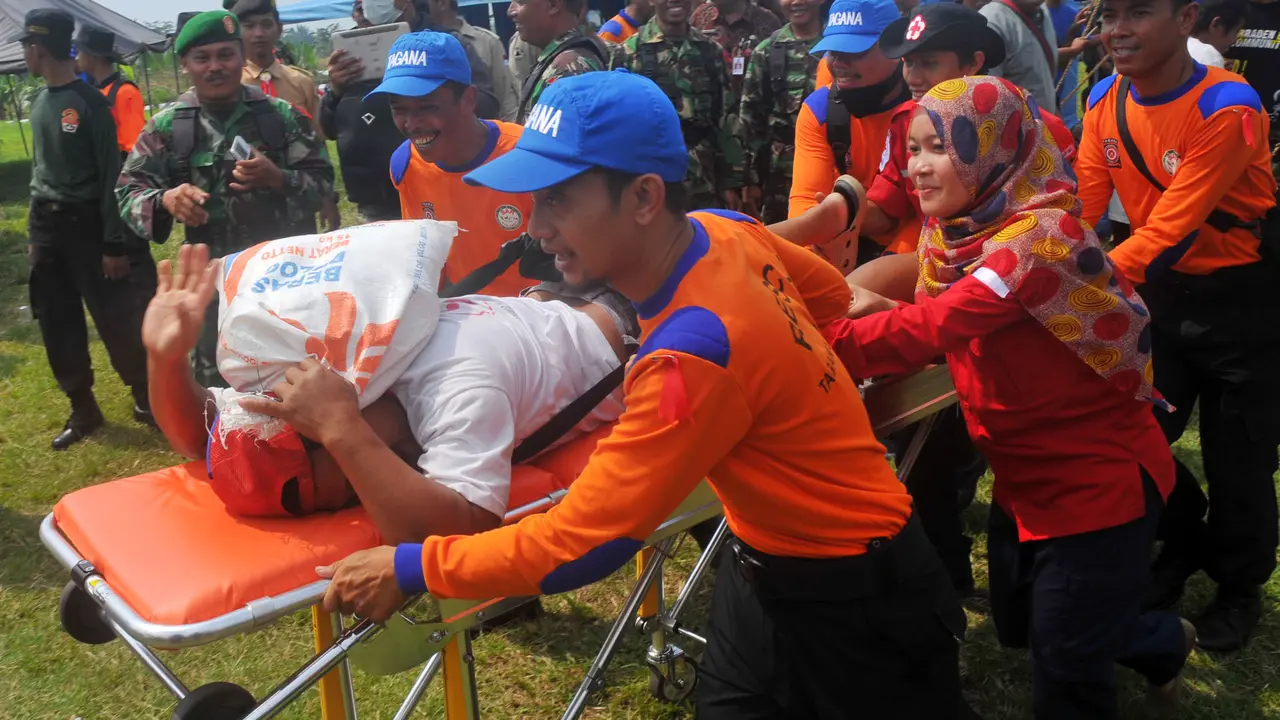 simulasi gempa