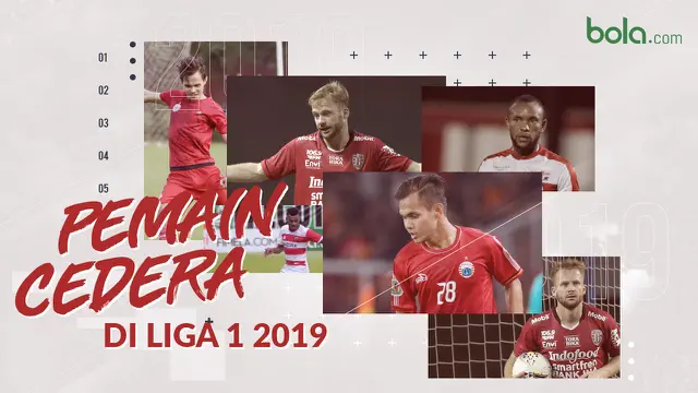 Pemain Cedera di Liga 1 2019