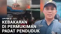 Dua Permukiman Padat di Jakarta Barat Terbakar