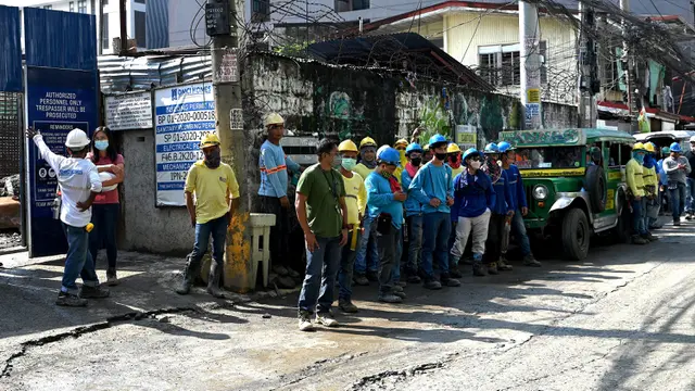Gempa Magnitudo 7,1 Guncang Filipina, Warga Manila Berhamburan Selamatkan Diri