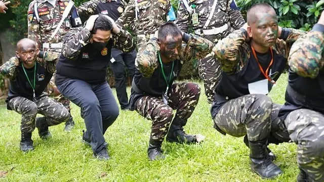 Jalani Diklatsar, Ini 6 Momen Erick Thohir Jadi Anggota Kehormatan Banser