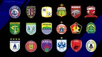 Liga 1 - Ilustrasi BRI Liga 1_18 Logo Peserta Liga (Bola.com/Adreanus Titus)