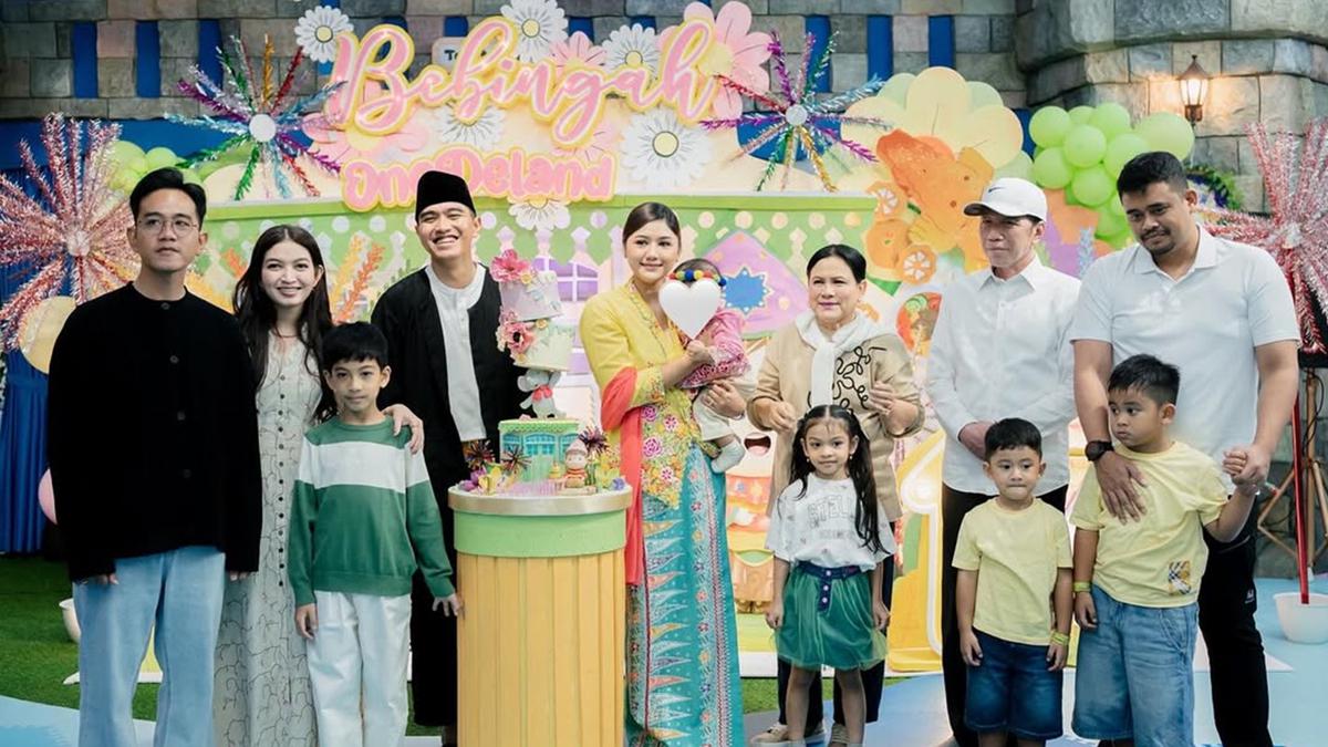 7 Potret Ultah Pertama Bebingah Anak Kaesang dan Erina Gudono, Bertema Ondel-Ondel