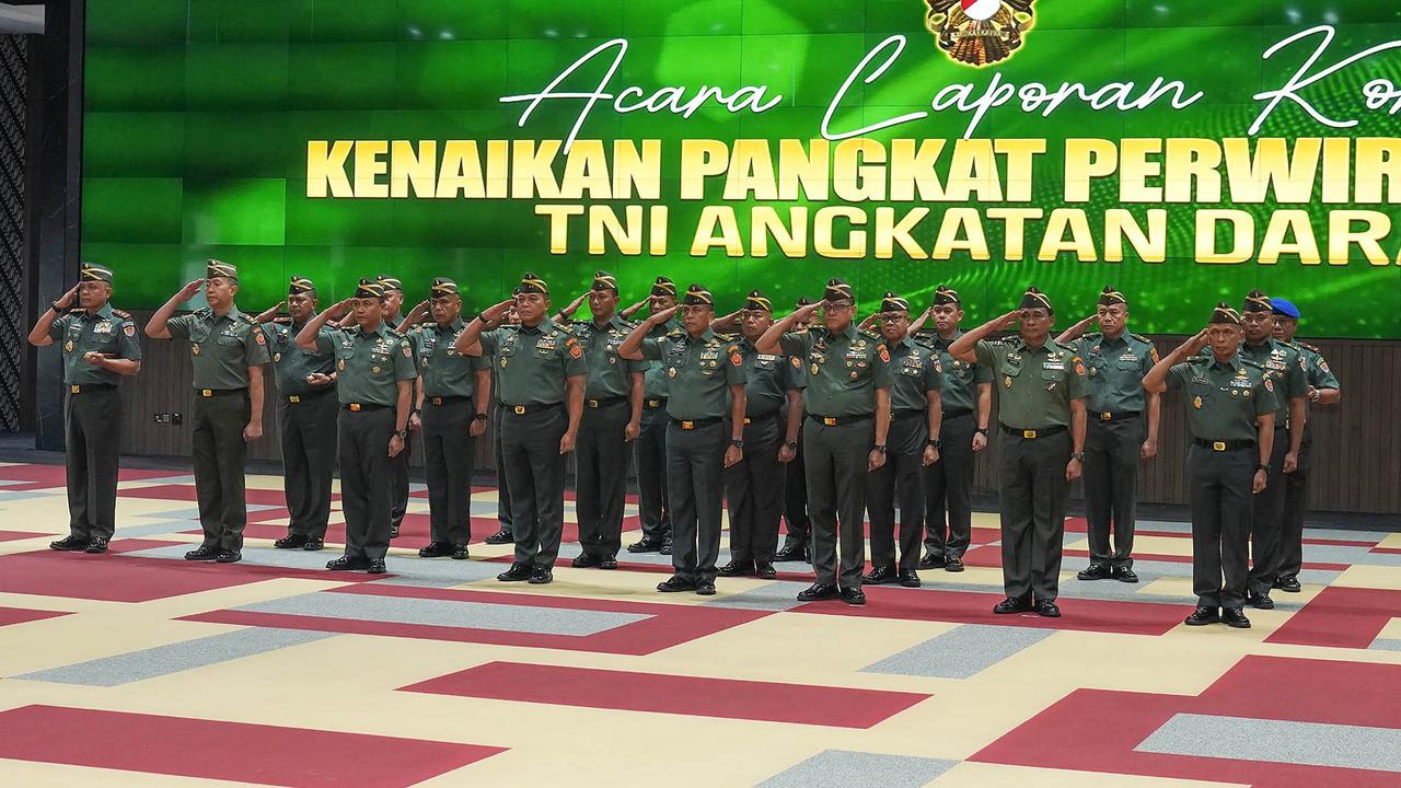 FOTO: 23 Jenderal TNI AD Raih Kenaikan Pangkat, Kasad Tekankan Loyalitas dan Kepemimpinan