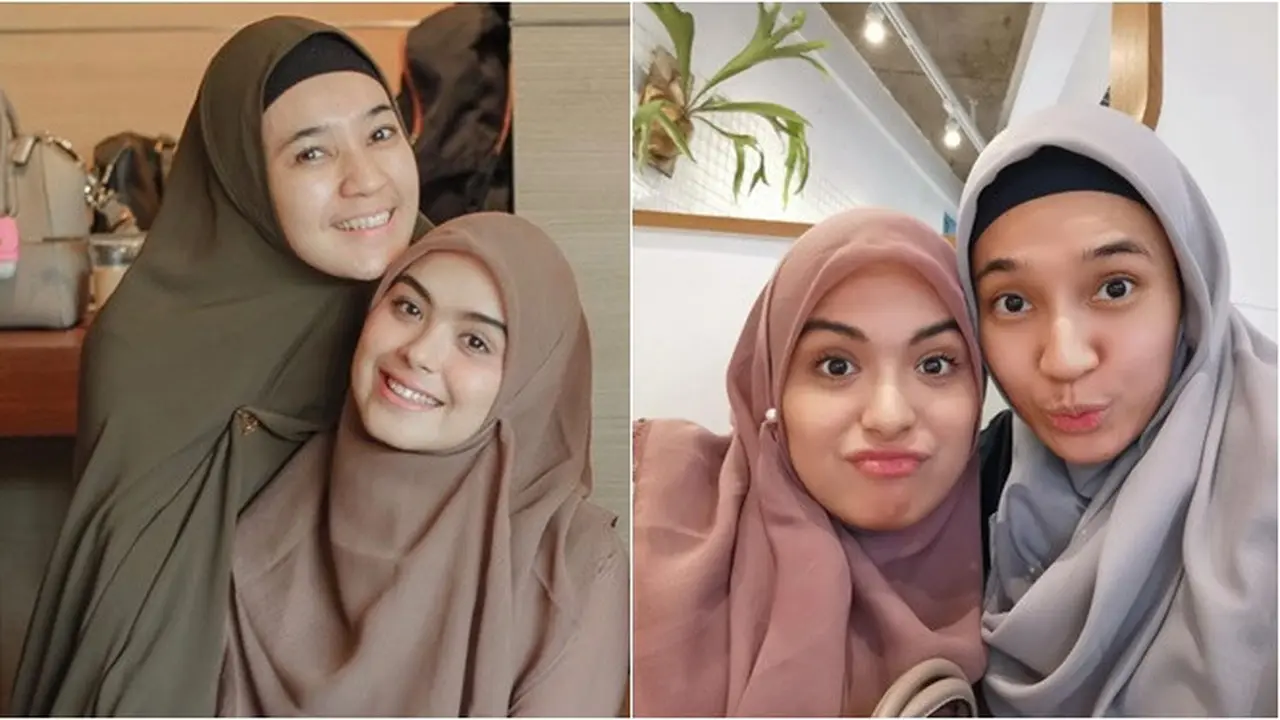7 Potret Kebersamaan Vebby Palwinta dan Dhini Aminarti yang Dianggap Kakak Adik