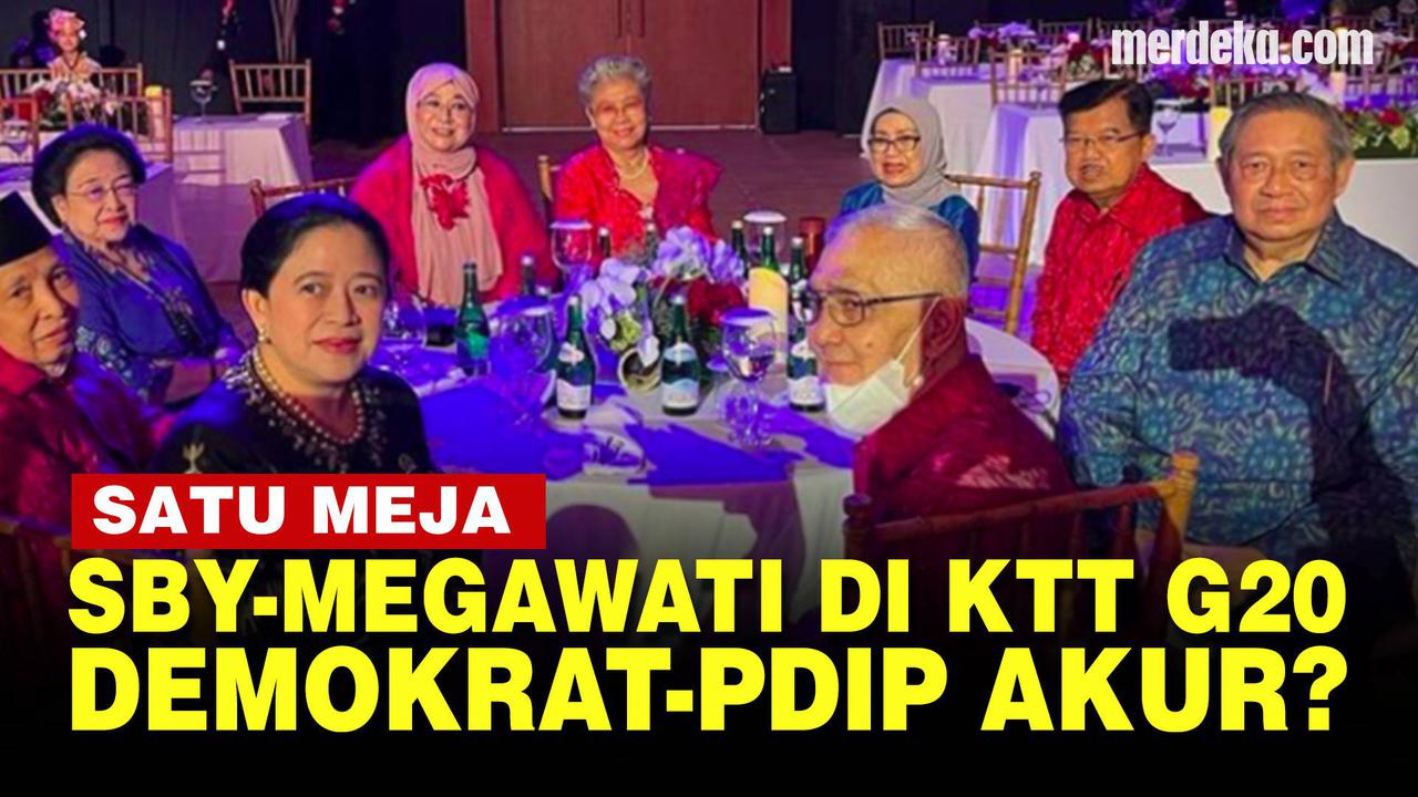 VIDEO: Isi Pembicaraan SBY & Megawati Duduk Satu Meja di KTT G20, Demokrat Tepis Akur