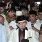 Cawapres Sandiaga Uno melambaikan tangan usai deklarasi capres-cawapres di Kertanegara, Jakarta, Kamis (9/8). Koalisi Gerindra, PAN dan PKS membawa Prabowo-Sandiaga ke Pilpres 2019. (Merdeka.com/Iqbal S Nugroho)