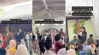 Viral video Duta Sheila On 7 nyanyi di acara kondangan sekaligus jadi MC. (Sumber: Instagram/jogjafooddestinations)