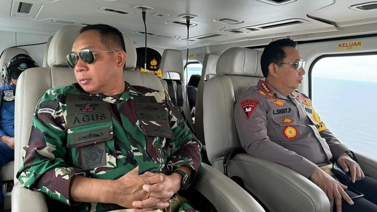 Potret Kapolri dan Panglima TNI