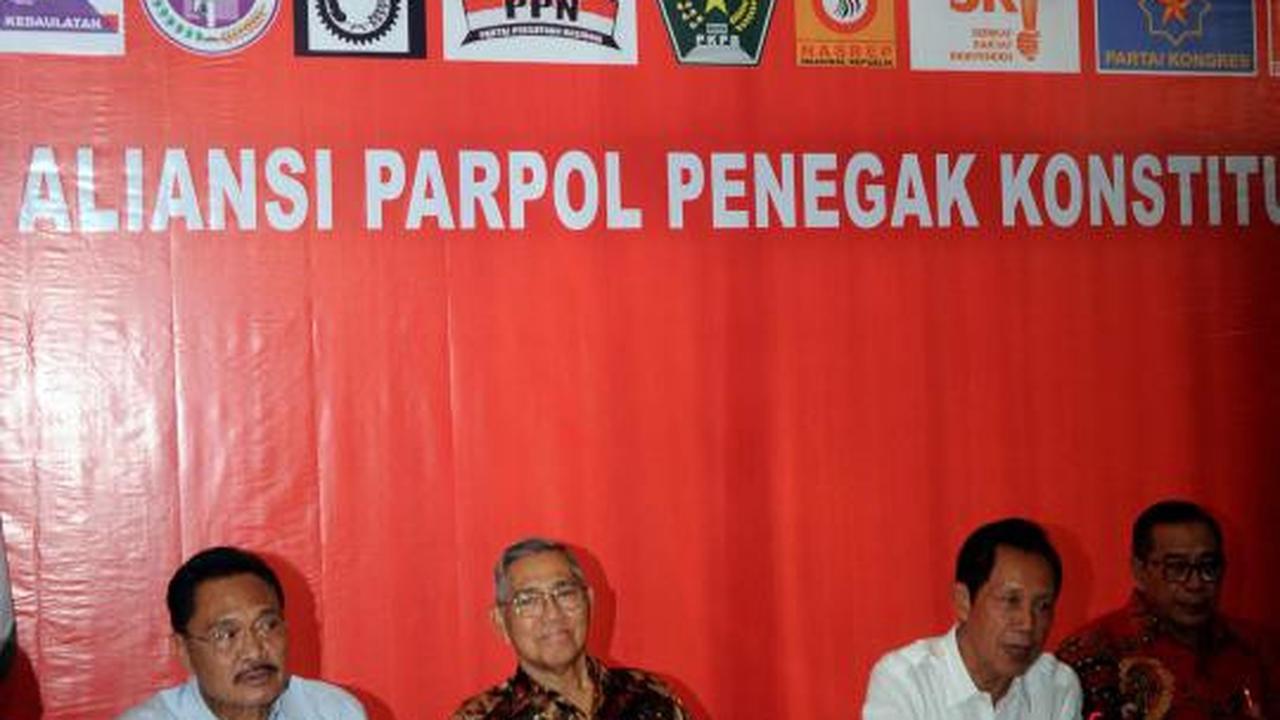 Try Sutrisno hadiri konpers penolakan KPU di Kantor PKPI