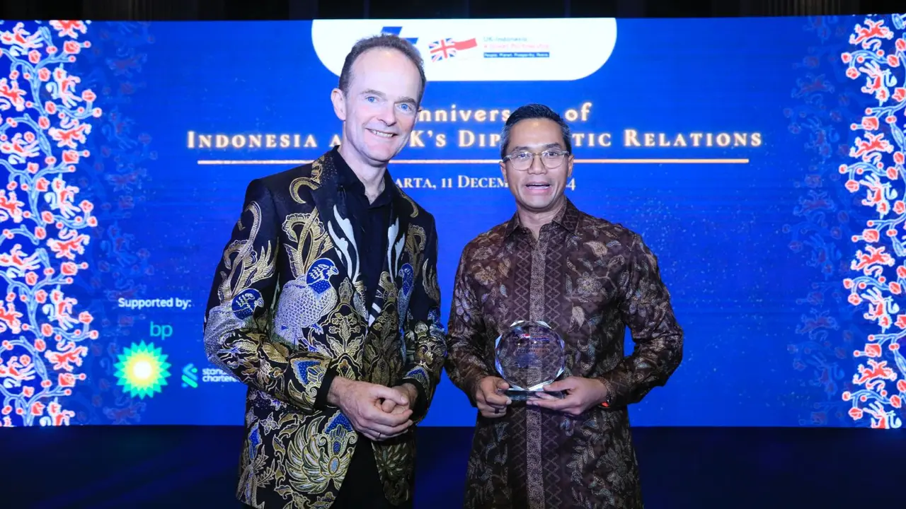 Ketum Kadin Indonesia Anindya Bakrie mengatakan, hubungan kerjasama antara Indonesia dan Inggris yang telah terbangun selama 75 tahun berdampak nyata bagi masyarakat Indonesia.