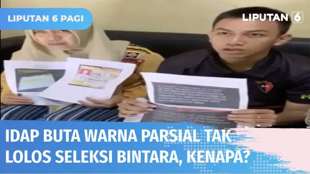 VIDEO: Gara-gara Mengidap Buta Warna Parsial Calon Bintara Gagal Seleksi, Seberapa Penting?