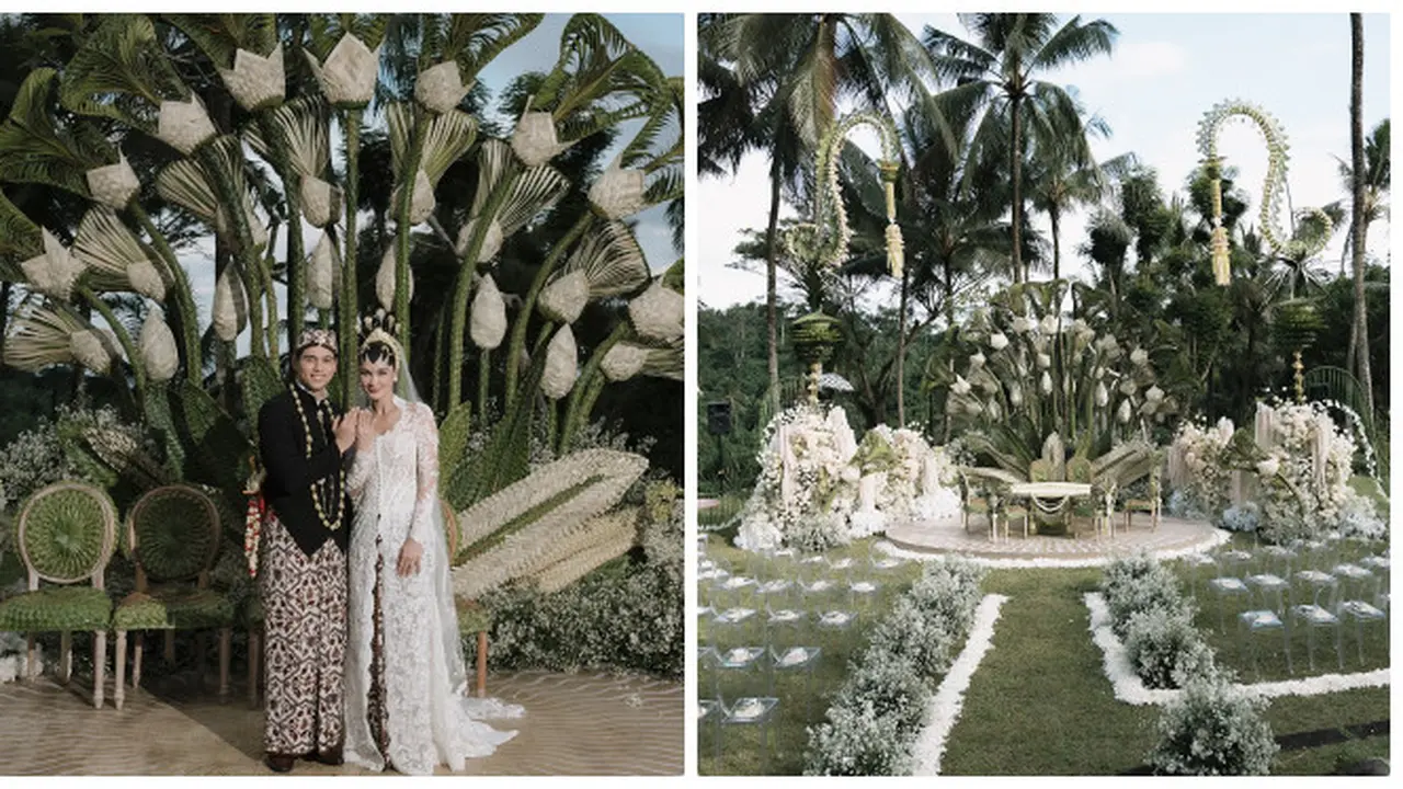 9 Potret Dekorasi Akad Nikah Luna Maya dan Maxime Bouttier
