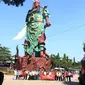 Patung dewa perang di Tuban tertinggi di Asia Tenggara (Liputan6.com / Aditia) 