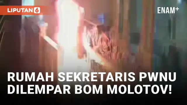 Rumah Sekretaris PWNU Lampung Lemparan Bom Molotov oleh Orang Tak Dikenal