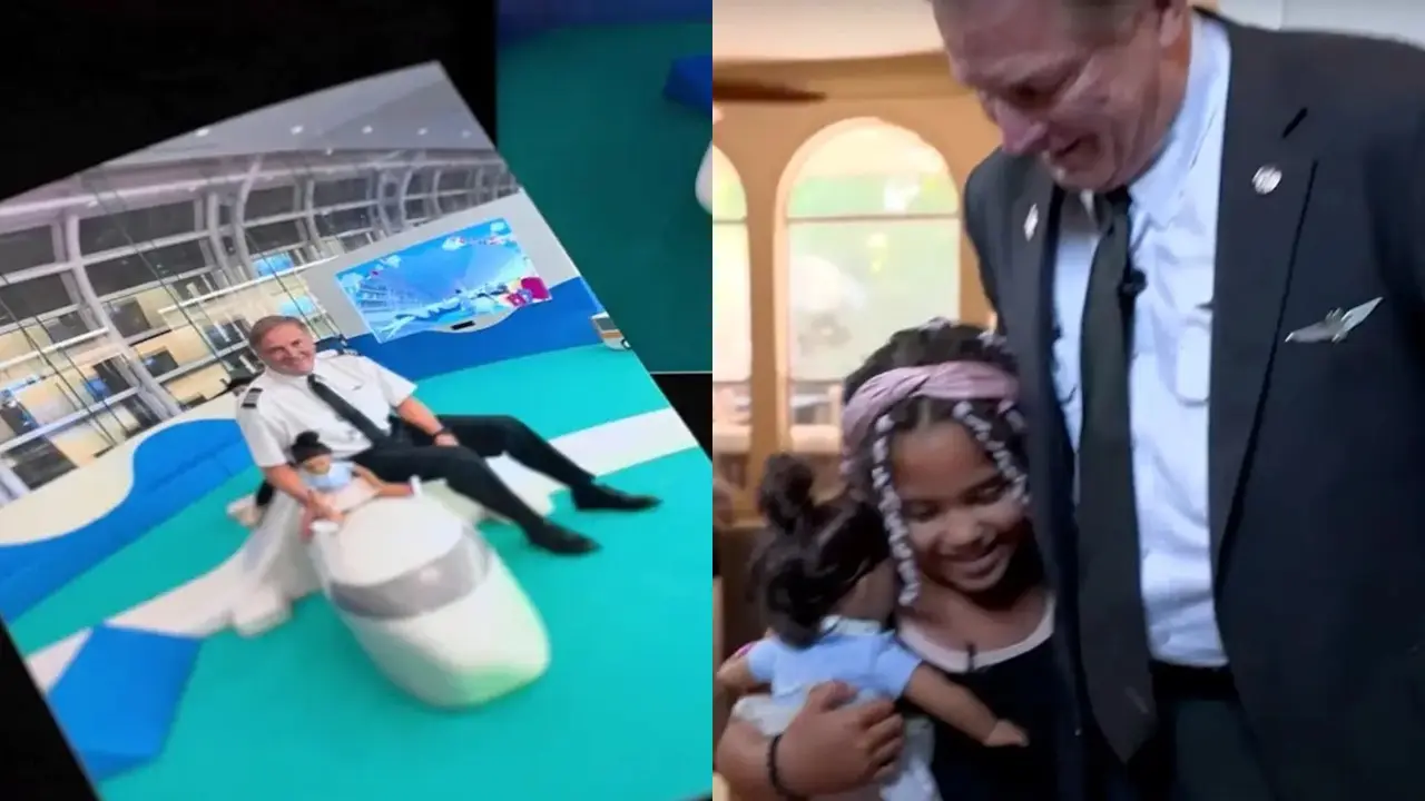 Aksi Pilot Pulangkan Boneka Bocah