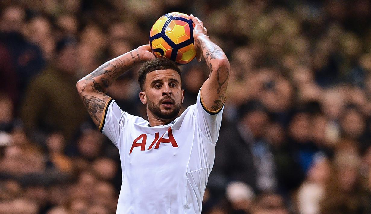 Selama bersama Tottenham, Kyle Walker memaikan 198 pertandingan dan mencetak lima gol. (AFP/ IkiImages)