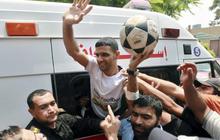 Bintang Timnas Palestina bebas setelah tiga bulan mogok makan