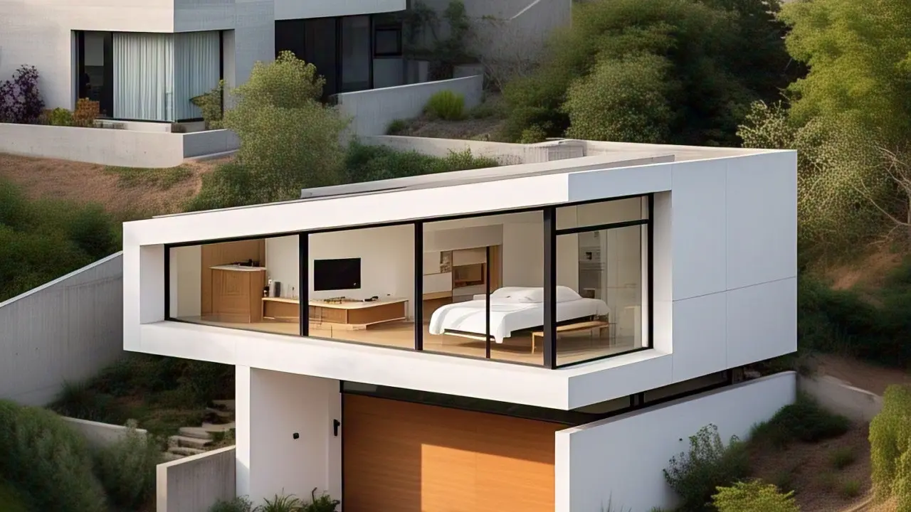 Desain rumah minimalis modern 2 lantai