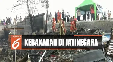 Sedikitnya 129 rumah hangus terbakar, dimana 159 keluarga harus kehilangan tempat tinggalnya.